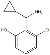 2-((1R)AMINOCYCLOPROPYLMETHYL)-3-CHLOROPHENOL Struktur