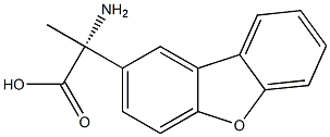(2R)-2-AMINO-2-DIBENZO[B,D]FURAN-2-YLPROPANOIC ACID Struktur