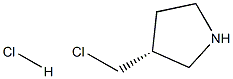 3(R)-CHLOROMETHYL-PYRROLIDINE HYDROCHLORIDE Struktur