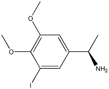 (1R)-1-(3-IODO-4,5-DIMETHOXYPHENYL)ETHYLAMINE Structure