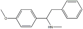 1-(4-METHOXYPHENYL)-N-METHYL-2-PHENYLETHYLAMINE Struktur