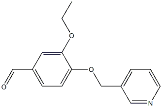 3-ETHOXY-4-(PYRIDIN-3-YLMETHOXY)BENZALDEHYDE, , 結(jié)構(gòu)式