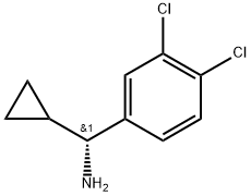 (1R)(3,4-DICHLOROPHENYL)CYCLOPROPYLMETHYLAMINE Struktur