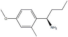 (1R)-1-(4-METHOXY-2-METHYLPHENYL)BUTYLAMINE Struktur