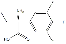 (2R)-2-AMINO-2-(3,4,5-TRIFLUOROPHENYL)BUTANOIC ACID Struktur
