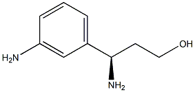 (R)-3-AMINO-3-(3-AMINO-PHENYL)-PROPAN-1-OL Struktur