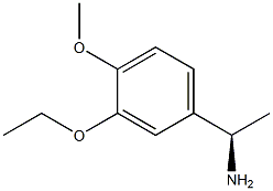 (1R)-1-(3-ETHOXY-4-METHOXYPHENYL)ETHYLAMINE Struktur