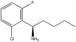 (1R)-1-(2-CHLORO-6-FLUOROPHENYL)PENTYLAMINE Struktur