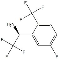 (1S)-2,2,2-TRIFLUORO-1-[5-FLUORO-2-(TRIFLUOROMETHYL)PHENYL]ETHYLAMINE Struktur