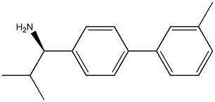 (1R)-2-METHYL-1-[4-(3-METHYLPHENYL)PHENYL]PROPYLAMINE Struktur