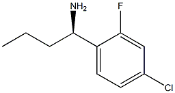 (1R)-1-(4-CHLORO-2-FLUOROPHENYL)BUTYLAMINE Struktur