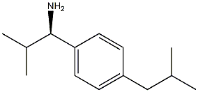 (1R)-2-METHYL-1-[4-(2-METHYLPROPYL)PHENYL]PROPYLAMINE Struktur