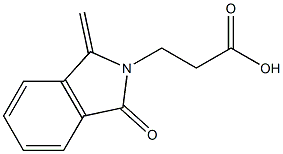 3-(1-METHYLENE-3-OXO-1,3-DIHYDRO-2H-ISOINDOL-2-YL)PROPANOIC ACID Struktur