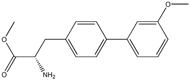 METHYL (2S)-2-AMINO-3-[4-(3-METHOXYPHENYL)PHENYL]PROPANOATE Struktur