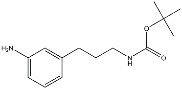 3-(3-TERT-BUTOXYCARBONYLAMINOPROPYL)ANILINE Struktur