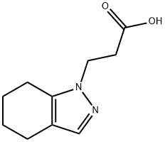 3-(4,5,6,7-TETRAHYDRO-1H-INDAZOL-1-YL)PROPANOIC ACID Struktur