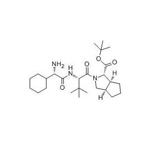 2-(2-(2-氨基-2-環(huán)己基乙酰氨基)-3,3-二甲基丁?；?-八氫環(huán)戊并[c]吡咯-1-羧酸叔丁酯