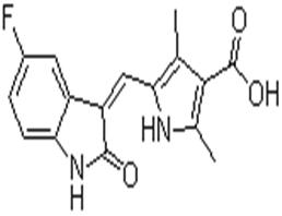 5-((Z)-(5-氟-2-氧代吲哚烷-3-亞基)甲基)-2,4-二甲基-1H-吡咯-3-羧