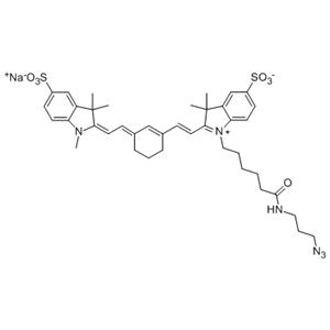 Sulfo-Cyanine7 azide，Sulfo-Cy7 azide，磺酸基活性染料