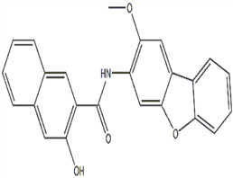 3-羥基-N-(2-甲氧基-3-二苯并呋喃基)-2-萘甲酰胺