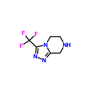 3-(三氟甲基)-5,6,7,8-四氫-[1,2,4]三唑并[4,3-a]吡嗪鹽酸鹽