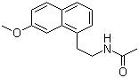 CAS 登錄號：138112-76-2, 阿戈美拉汀, N-[2-(7-甲氧基萘-1-基)乙基]乙酰胺