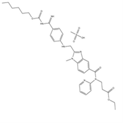 Dabigatran etexilate mesylate.png