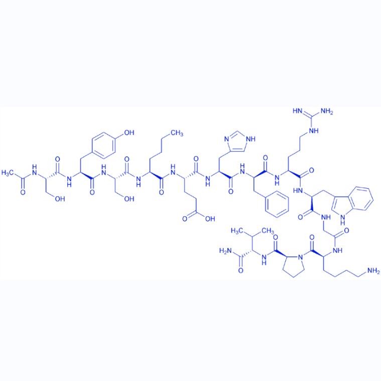 Melanotan I 75921-69-6；1566590-77-9(醋酸鹽).png