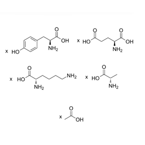 醋酸格拉替雷是髓鞘堿性蛋白的合成類似物和一種免疫調(diào)節(jié)劑，可用于多發(fā)性硬化癥的研究