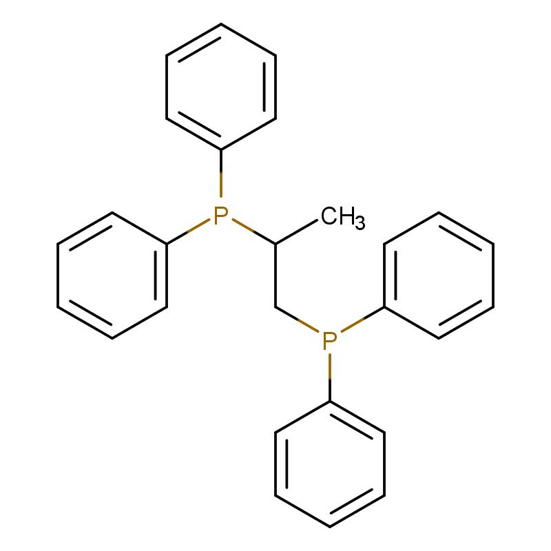 67884-32-6 (R)-(+)-1,1'-(二苯基膦基)丙烷 結構式圖片