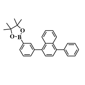 4,4,5,5-四甲基-2-[3-（4-苯基-1-萘基）苯基]-1,3,2-二氧雜硼烷 2757253-58-8