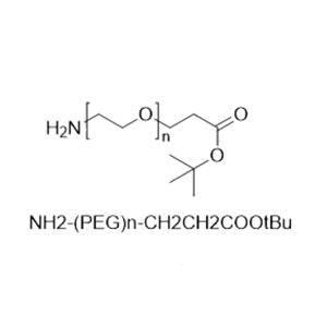 NH2-(PEG)n-CH2CH2COOtBu